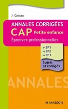 Annales corrigées cap d'occasion  Hennebont