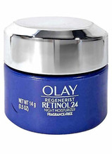 Creme hidratante noturno Olay Regenerest Retinol 24 0,5 oz/14 g sem fragrância NOVO comprar usado  Enviando para Brazil