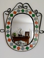 Miroir mosaïques faïence d'occasion  Andrest