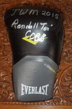 Usado, LUVA DE BOXE EVERLAST 16 OZ ASSINADA E DATADA RANDALL "TEX" COBB 2015 JWM RARA comprar usado  Enviando para Brazil