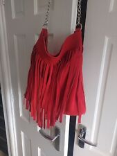 Red suede shoulder for sale  WORTHING