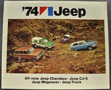 1974 jeep brochure for sale  Olympia