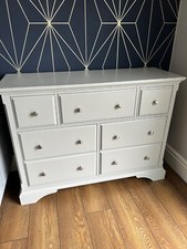 next white drawers for sale  BOLTON