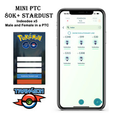 Indeedee x5 - Mini PTC 80k Stardust comprar usado  Enviando para Brazil