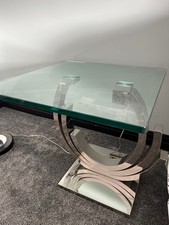 Glass side table for sale Glass side table for sale  CHELTENHAM