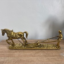 Vintage brass plough for sale  STANLEY