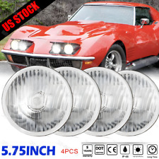 4 peças para Chevy Corvette C3 68-82 5 3/4" 5.75" faróis de LED lâmpada Hi/Lo feixe DRL comprar usado  Enviando para Brazil