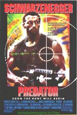 POSTER DE FILME PREDADOR ORIGINAL 27x41 PERFEITO ESTADO + 5 ARNOLD bônus uma folha T2 etc... comprar usado  Enviando para Brazil