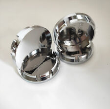 Tampas de centro de roda de alumínio 2 1/5" 56mm 2,2" cubo aro de pneu tampa cromada universal, usado comprar usado  Enviando para Brazil