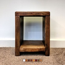 Rustic wooden stool for sale  LONDON