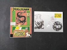 Cartes postales tintin d'occasion  France
