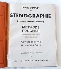 Cours complet sténographie d'occasion  Saint-Père-en-Retz