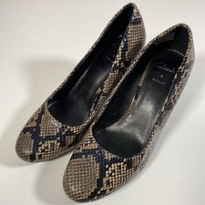 Clarks snakeskin effect for sale  YORK