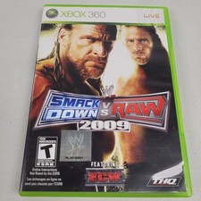 WWE SmackDown Vs Raw 2009 Xbox 360 completo na caixa disco perfeito  comprar usado  Enviando para Brazil