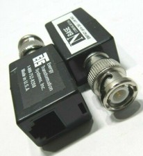 (2) Conector COAX BALUNS RJ45 para pinos machos BNC 2 e 5 adaptadores de vídeo CCTV comprar usado  Enviando para Brazil