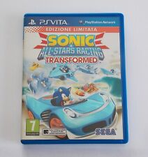SONIC & ALL-STARS RACING TRANSFORMED PLAYSTATION VITA PS VITA PAL ITA Limited Ed, usado comprar usado  Enviando para Brazil
