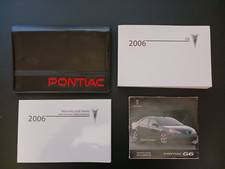 2006 Pontiac G6 conjunto de guia manual do proprietário com CD e estojo fabricante de equipamento original comprar usado  Enviando para Brazil
