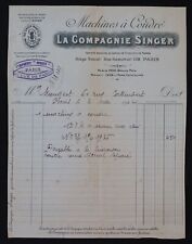 Billhead invoice paris d'occasion  Expédié en Belgium