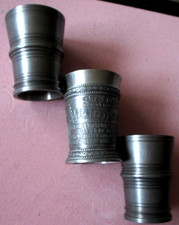 Kleine zinnbecher schnapsbeche gebraucht kaufen  Frankfurt am Main