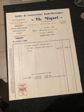 Invoice radio electrical d'occasion  Expédié en Belgium