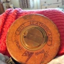 Vintage leather bound for sale  RYE