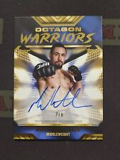 2024 Topps Knockout Gold Octagon Warriors autografado Robert Whittaker 7/8, usado comprar usado  Enviando para Brazil