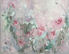 ölbild gemälde blumenwiese gebraucht kaufen  Stuttgart