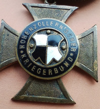 Kriegerbund hohenzollern kreuz gebraucht kaufen  Torgelow