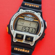 Relógio Timex Ironman Vintage Índigo Triatlo Original Ruber Band Homem de Ferro Masculino comprar usado  Enviando para Brazil