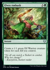 Mtg elven ambush usato  Bari