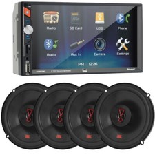 Receptor AM/FM Bluetooth DUAL XVM296BT 6.2" e alto-falantes JBL Stage3627F 2 vias 6.5" comprar usado  Enviando para Brazil