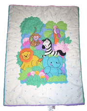 Edredom Red Calliope Little Bedding berço 1993 animais da selva leão comprar usado  Enviando para Brazil
