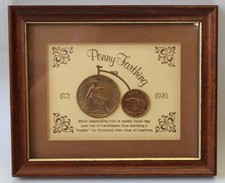 Framed vintage penny for sale  LEEDS