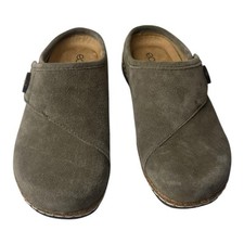 Tamancos femininos Earth 6M Ezra biqueira redonda camurça casual slip-on liso bege comprar usado  Enviando para Brazil