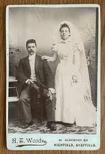Cabinet card photograph for sale  WISBECH