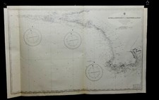 Vintage admiralty chart. for sale  GULLANE