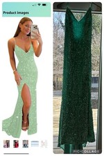 Sparkly green prom for sale  Lawton