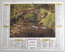 Almanach 1973 pêcheur d'occasion  Argenton-sur-Creuse