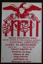 Affiche 1970 concert d'occasion  Nantes-