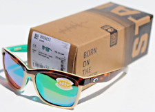 Óculos de sol COSTA DEL MAR Anaa POLARIZADO retrô tartaruga/creme/estado perfeito/verde 580P NOVO comprar usado  Enviando para Brazil