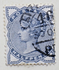 1884 blue half for sale  BUSHEY