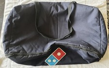 Bolsa de pizza Dominos azul marinho autêntica dupla grande isolada entrega térmica comprar usado  Enviando para Brazil