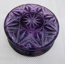 Vintage purple crystal for sale  TWICKENHAM