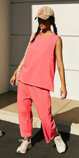 NOVO CONJUNTO DE CALÇAS FREE PEOPLE FP MOVIMENTO ELÉTRICO PÔR DO SOL TIRO QUENTE RELAXADO TAMANHO P comprar usado  Enviando para Brazil