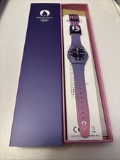 Relógio Swatch PURPLE ROLLSHOT OLYMPIC GAMES PARIS 2024, usado comprar usado  Enviando para Brazil