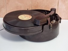 GRAMÓFONO/TOCADISCOS ART DECO DÉCADA DE 1940 - PORTELDISC PHILIPS 3902/SOMBRERO CAJA HOLANDA segunda mano  Embacar hacia Mexico