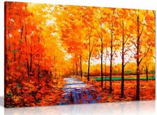 Autumn trees orange for sale  LONDON