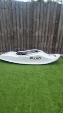 Fluid kayak white for sale  WESTON-SUPER-MARE