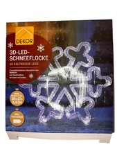 Schneeflocke deko led gebraucht kaufen  Hamburg