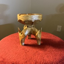 Carved wood bull for sale  Corvallis